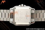 Cartier - Santos De Cartier 27mm SS/SS Red Dial 8848F Quartz