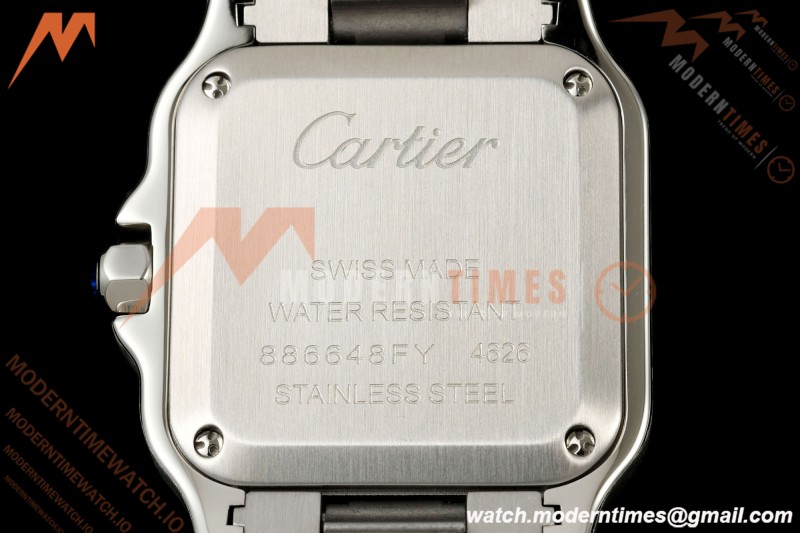 Cartier - Santos De Cartier 27mm SS/SS Gray Dial 8848F Quartz