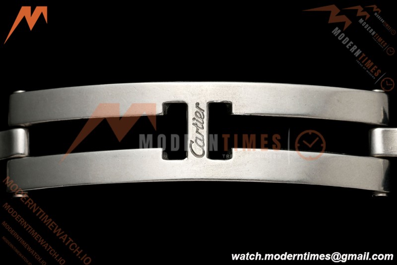 Cartier - Santos De Cartier 27mm SS/SS Gray Dial 8848F Quartz