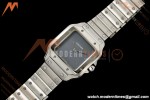 Cartier - Santos De Cartier 27mm SS/SS Gray Dial 8848F Quartz
