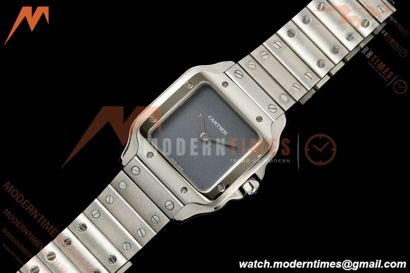 Cartier - Santos De Cartier 27mm SS/SS Gray Dial 8848F Quartz