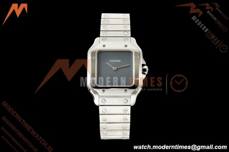 Cartier - Santos De Cartier 27mm SS/SS Gray Dial 8848F Quartz