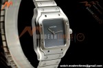 Cartier - Santos De Cartier 27mm SS/SS Gray Dial 8848F Quartz