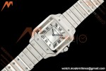 Cartier - Santos De Cartier 27mm SS/SS Silver Dial DRF Quartz