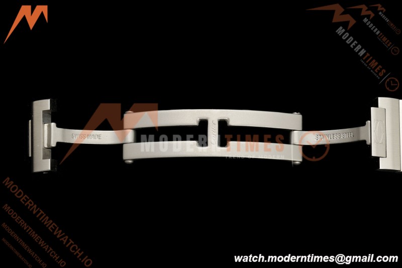 Cartier - Santos De Cartier 27mm SS/YG Silver Dial DRF Quartz