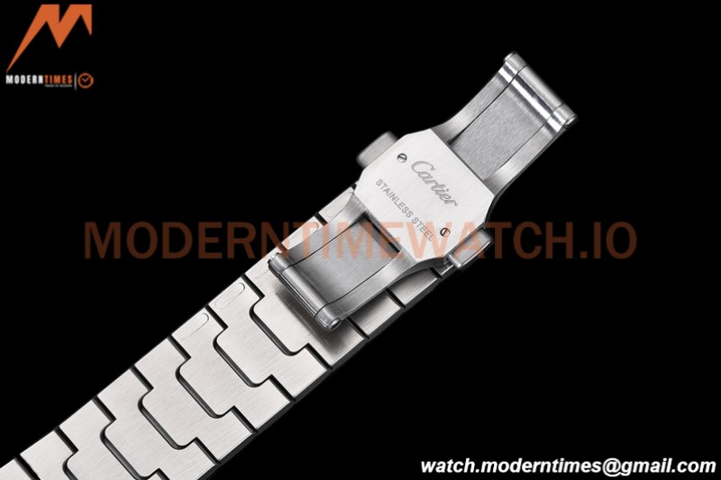 Cartier - Santos De Cartier Ladies Automatic 35mm SS/SS White BVF MY9039