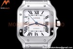 Cartier - Santos De Cartier Ladies Automatic 35mm SS/SS White BVF MY9039