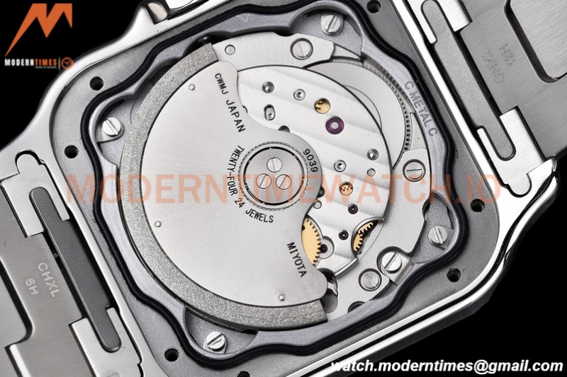 Cartier - Santos De Cartier Ladies Automatic 35mm SS/SS White BVF MY9039