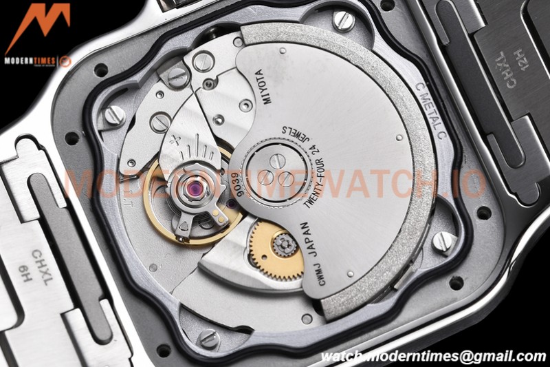 Cartier - Santos De Cartier Ladies Automatic 35mm SS/SS White BVF MY9039
