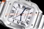 Cartier - Santos De Cartier Ladies Automatic 35mm SS/SS White BVF MY9039