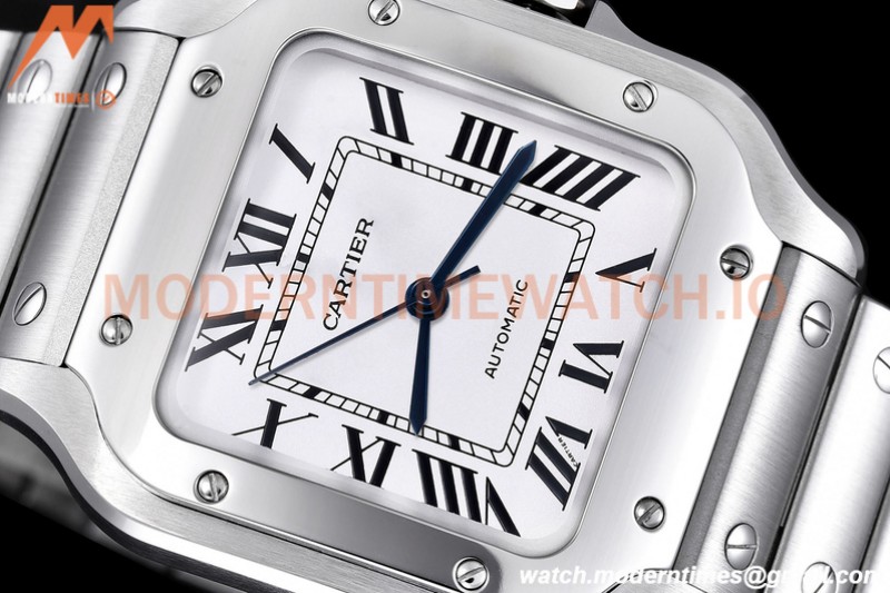 Cartier - Santos De Cartier Ladies Automatic 35mm SS/SS White BVF MY9039