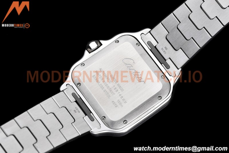 Cartier - Santos De Cartier Mens Automatic 40mm SS/SS White BVF MY9019