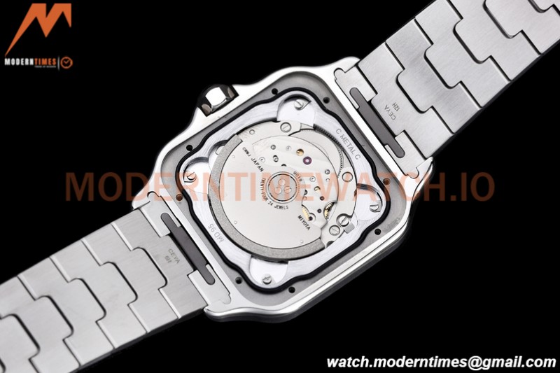 Cartier - Santos De Cartier Mens Automatic 40mm SS/SS White BVF MY9019