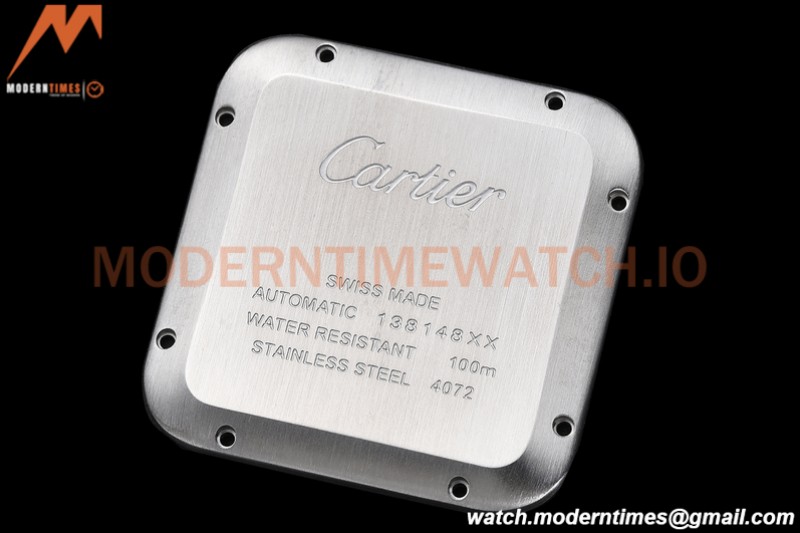 Cartier - Santos De Cartier Mens Automatic 40mm SS/SS White BVF MY9019