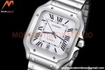 Cartier - Santos De Cartier Mens Automatic 40mm SS/SS White BVF MY9019