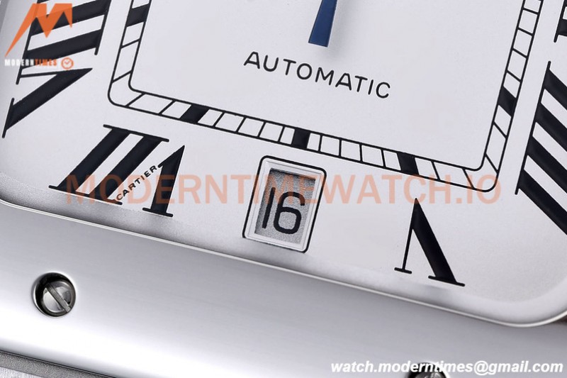 Cartier - Santos De Cartier Mens Automatic 40mm SS/SS White BVF MY9019