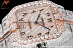 Cartier - Santos De Cartier Mens Automatic 40mm Diamond RG/SS Dia/Ara TWF A2824
