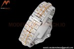 Cartier - Santos De Cartier Mens Automatic 40mm Diamond YG/SS Dia/Rmn TWF A2824