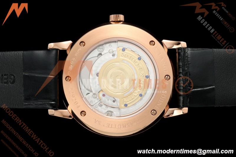 A. Lange & Söhne - Saxonia Thin Automatic 39mm  RG/LE Black F8F V3 A2892 | A. Lange & Söhne - Saxonia Thin 자동 39mm RG/LE 검은색 F8F V3 A2892