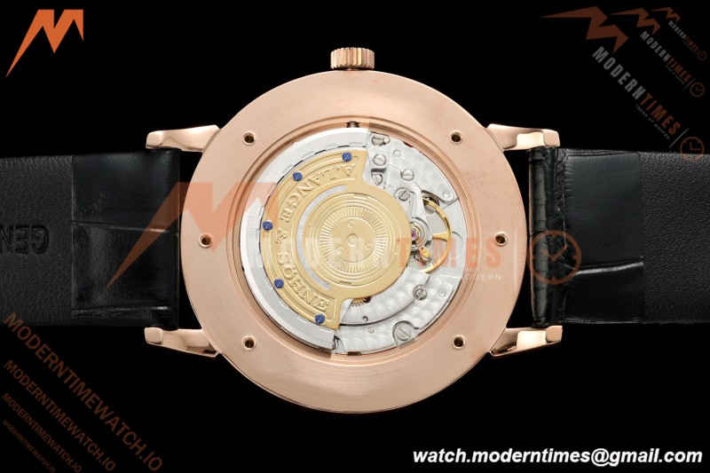 A. Lange & Söhne - Saxonia Thin Automatic 39mm  RG/LE Black F8F V3 A2892 | A. Lange & Söhne - Saxonia Thin 자동 39mm RG/LE 검은색 F8F V3 A2892