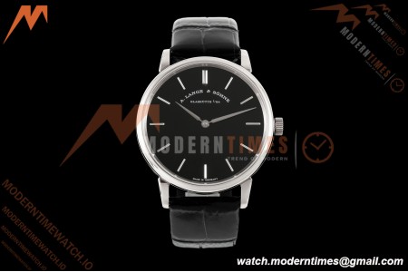 A. Lange & Söhne - Saxonia Thin Automatic 39mm  SS/LE Black F8F V3 A2892 | A. Lange & Söhne - Saxonia Thin 자동 39mm SS/LE 검은색 F8F V3 A2892