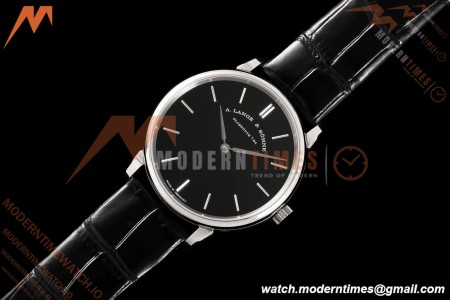 A. Lange & Söhne - Saxonia Thin Automatic 39mm  SS/LE Black F8F V3 A2892 | A. Lange & Söhne - Saxonia Thin 자동 39mm SS/LE 검은색 F8F V3 A2892
