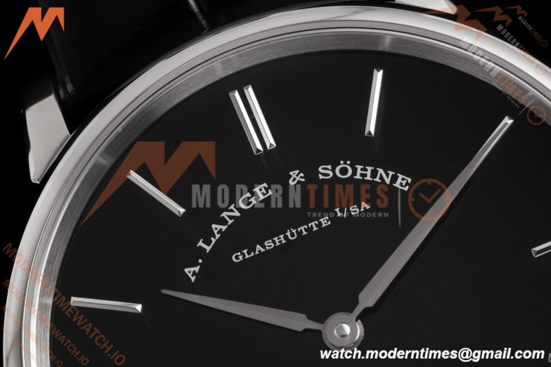A. Lange & Söhne - Saxonia Thin Automatic 39mm  SS/LE Black F8F V3 A2892