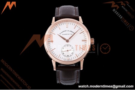 A. Lange & Söhne - Saxonia Thin Automatic 38.5mm RG/LE White F8F A2824 | A. 랑게 & 뇌네 - 색소니아 씬 오토매틱 38.5mm RG/LE 화이트 F8F A2824