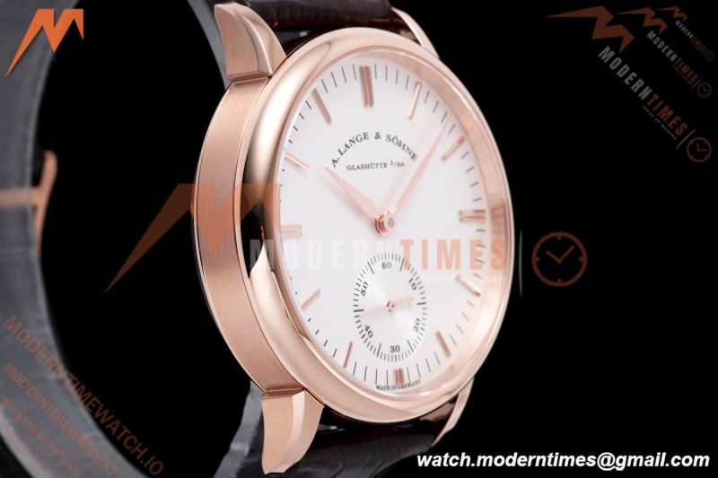 A. Lange & Söhne - Saxonia Thin Automatic 38.5mm RG/LE White F8F A2824