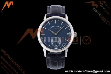 A. Lange & Söhne - Saxonia Thin Automatic 38.5mm SS/LE Blue F8F A2824 | A. 랑게 & 뇌네 - 색소니아 씬 오토매틱 38.5mm SS/LE 블루 F8F A2824