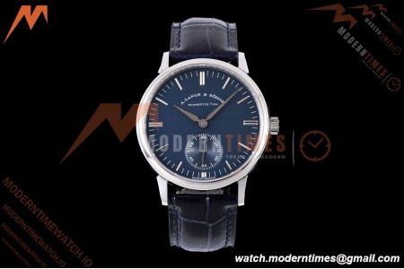 A. Lange & Söhne - Saxonia Thin Automatic 38.5mm SS/LE Blue F8F A2824 | A. 랑게 & 뇌네 - 색소니아 씬 오토매틱 38.5mm SS/LE 블루 F8F A2824