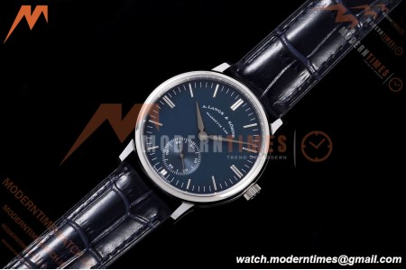 A. Lange & Söhne - Saxonia Thin Automatic 38.5mm SS/LE Blue F8F A2824 | A. 랑게 & 뇌네 - 색소니아 씬 오토매틱 38.5mm SS/LE 블루 F8F A2824