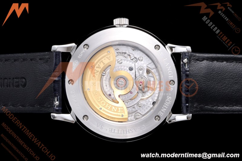 A. Lange & Söhne - Saxonia Thin Automatic 38.5mm SS/LE Blue F8F A2824