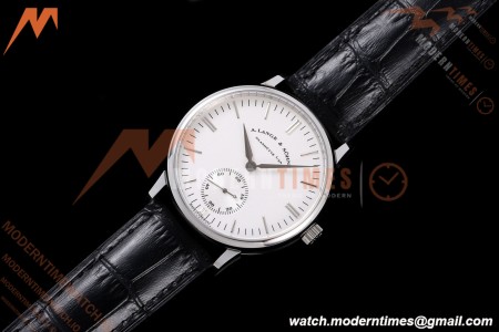 A. Lange & Söhne - Saxonia Thin Automatic 38.5mm SS/LE White F8F A2824 | A. 랑게 & 뇌네 - 색소니아 씬 오토매틱 38.5mm SS/LE 화이트 F8F A2824