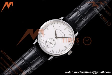 A. Lange & Söhne - Saxonia Thin Automatic 38.5mm SS/LE White F8F A2824 | A. 랑게 & 뇌네 - 색소니아 씬 오토매틱 38.5mm SS/LE 화이트 F8F A2824