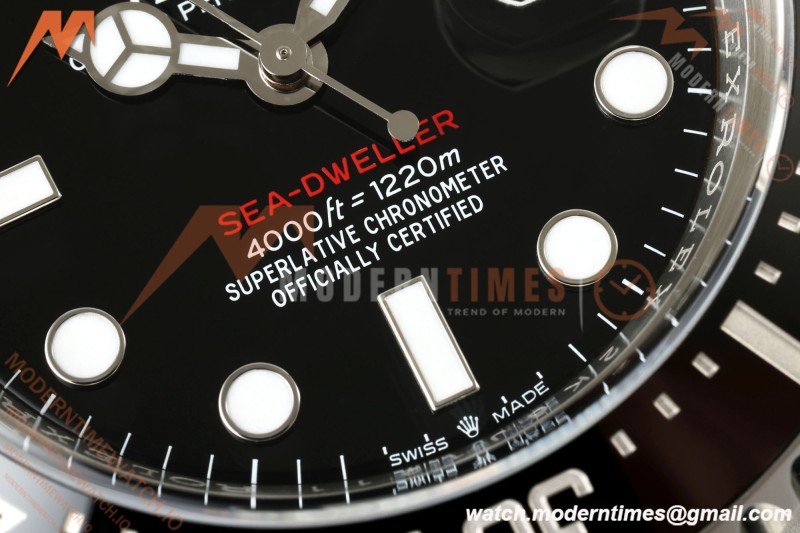 Rolex - Sea-Dweller 126600 43mm 904L Oys SS/SS Black Clean Plus DD3235 | ロレックス シードゥエラー 126600 43mm 904L SS Clean Plus Factory DD3235ムーブメント ブラック文字盤