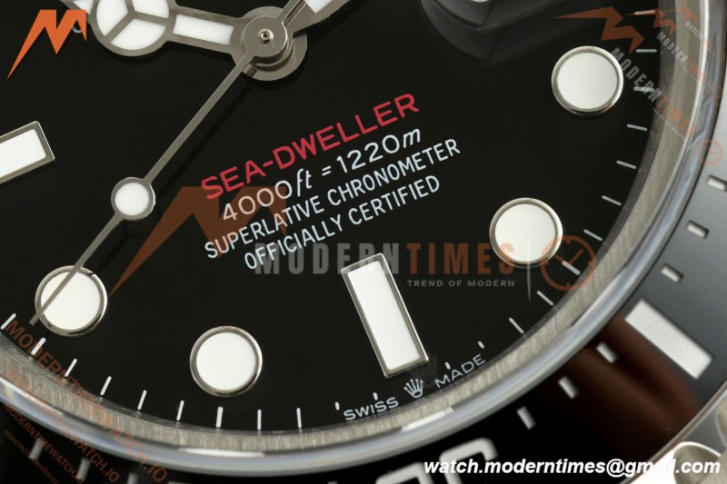 Rolex - Sea-Dweller 126600 43mm 904L Oys SS/SS Black QF VR3235