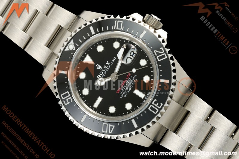 Rolex - Sea-Dweller 126600 43mm 904L Oys SS/SS Black QF VR3235