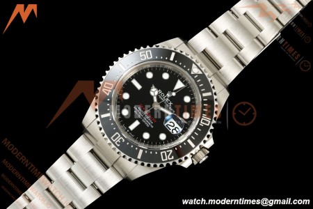 Rolex - Sea-Dweller 126600 43mm 904L Oys SS/SS Black RWF DD3235 Free Sprung | ロレックス シードゥエラー 126600 43mm 904L SS RW Factory DD3235ムーブメント ブラック文字盤 フリースプラング（Free Sprung）