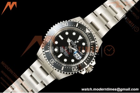 Rolex - Sea-Dweller 126600 43mm 904L Oys SS/SS Black RWF DD3235 Free Sprung | ロレックス シードゥエラー 126600 43mm 904L SS RW Factory DD3235ムーブメント ブラック文字盤 フリースプラング（Free Sprung）