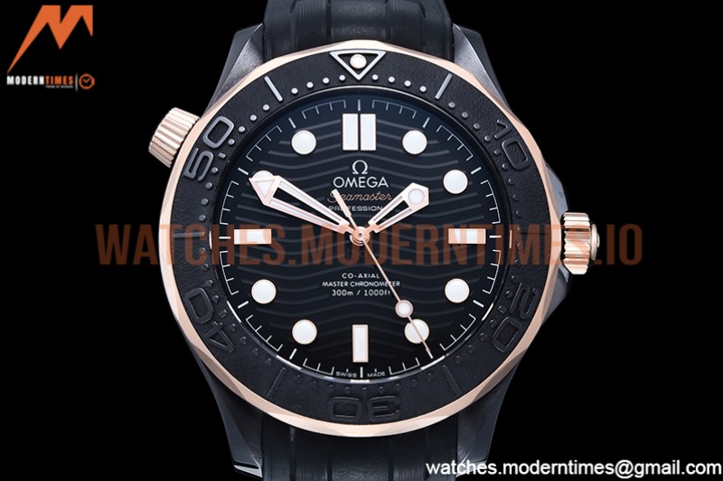 Omega - Seamaster 300m 43.5mm CER/RU Black VSF Asia 8806