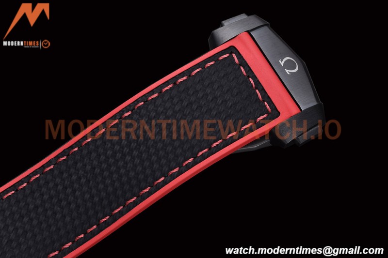Omega - Seamaster Planet Ocean 600M 45.5mm Deep Black CER/NY Black/Red VSF A8906