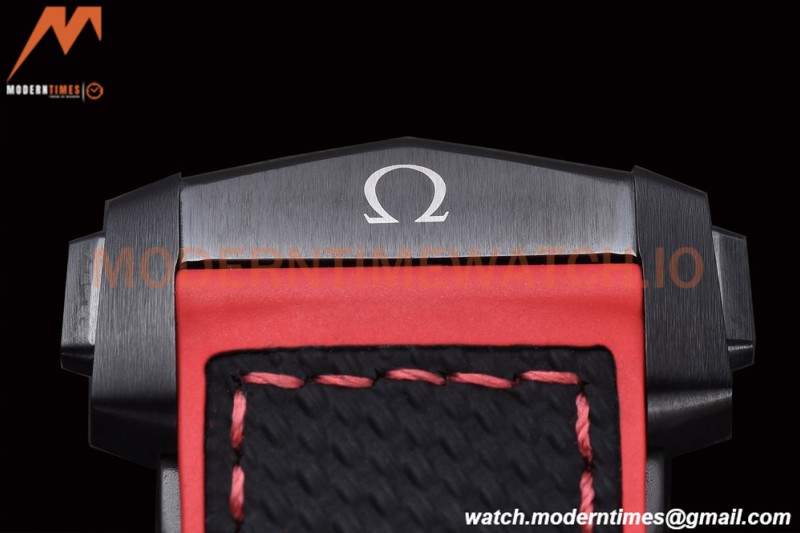 Omega - Seamaster Planet Ocean 600M 45.5mm Deep Black CER/NY Black/Red VSF A8906