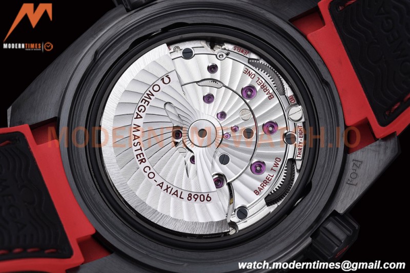 Omega - Seamaster Planet Ocean 600M 45.5mm Deep Black CER/NY Black/Red VSF A8906