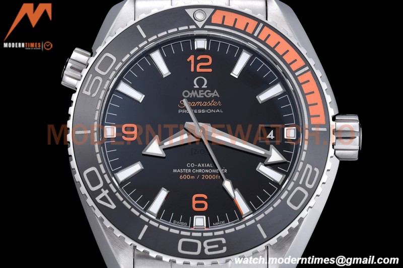 Omega - Seamaster Planet Ocean 600m 43.5mm SS/SS Black/Org VSF A8900
