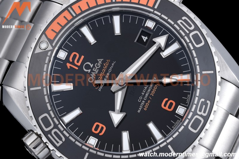 Omega - Seamaster Planet Ocean 600m 43.5mm SS/SS Black/Org VSF A8900