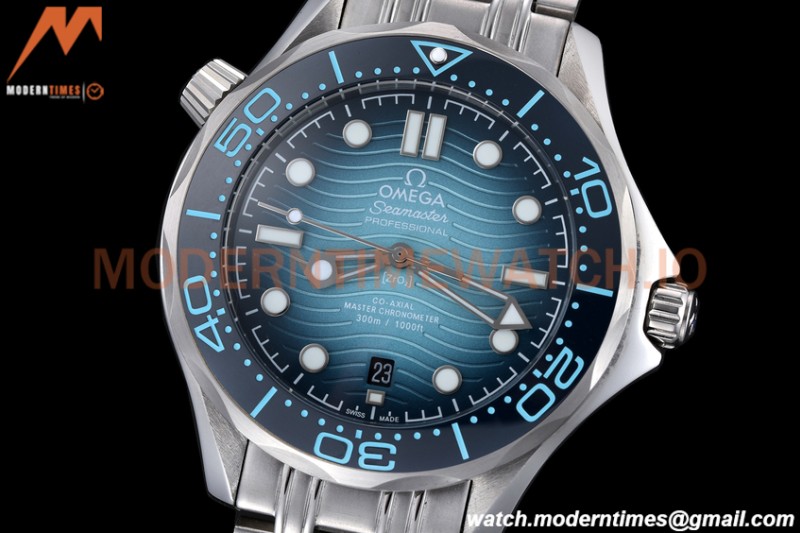 Omega - Seamaster Diver 300m 42mm SS/SS Gradient Blue GDF MY8215