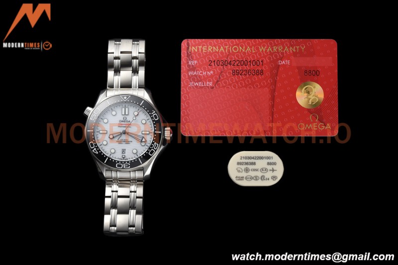 Omega - Seamaster Diver 300m 42mm SS/SS White T+F A8800