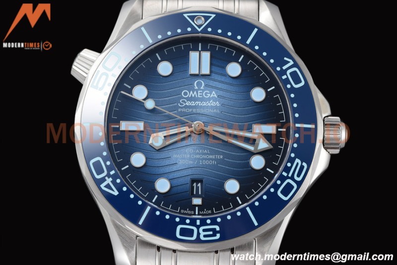 Omega - Seamaster Diver 300m 42mm SS/SS Gradient Blue VSF A8800