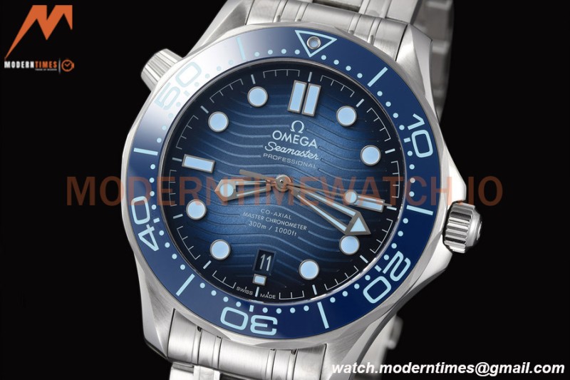 Omega - Seamaster Diver 300m 42mm SS/SS Gradient Blue VSF A8800